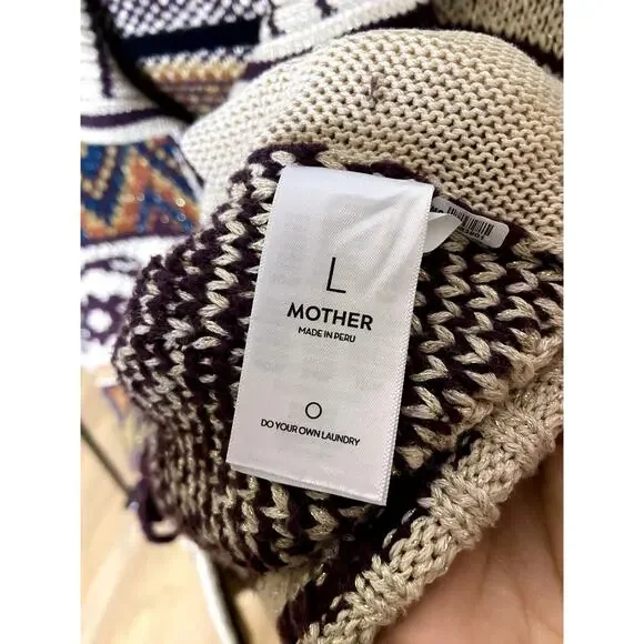 Mother The Family Ties Cardigan Sweater size L - Picture 6 of 8